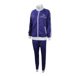 WTV155 來樣訂做運動套裝 自訂拉鍊頭 tracksuits 套裝 袋口LOGO 印花設計 肩位織帶印花LOGO設計 印製運動套裝批發商    藍色 WTV155 來樣訂做運動套裝 自訂拉鍊頭 tracksuits 套裝 袋口LOGO 印花設計 肩位織帶印花LOGO設計 印製運動套裝批發商    藍色
